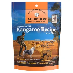 20% OFF: Addiction Meaty Bites Kangaroo Grain-Free Dog Treats 4oz