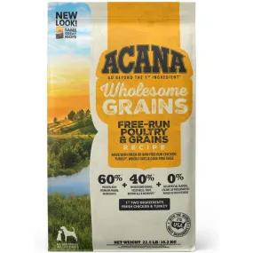 Acana Wholesome Grains Free Run Poultry Dry Dog Food