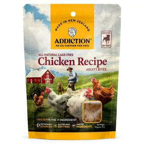 Addiction Meaty Bites Chicken Grain Free Dog Treats 4oz