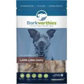 Barkworthies - All Natural Lamb Lung Chips Dog Treats