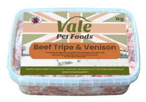 Beef Tripe & Venison 1kg