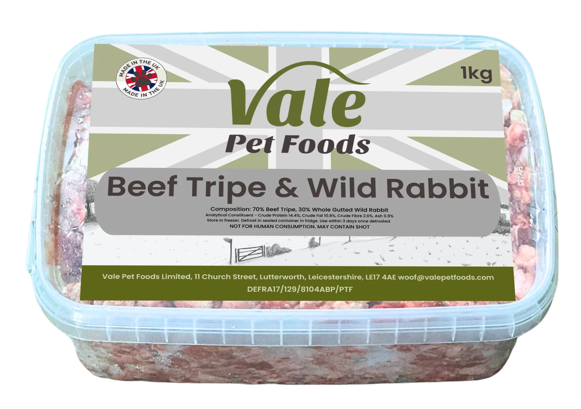 Beef Tripe & Wild Rabbit 1kg