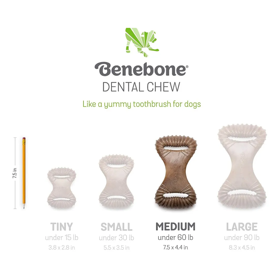 Benebone Dental Chew Bacon Flavor Dog Chew Toy