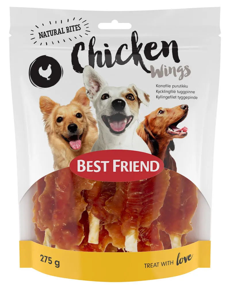 Best Friend Natural Bites chicken wings chew stick