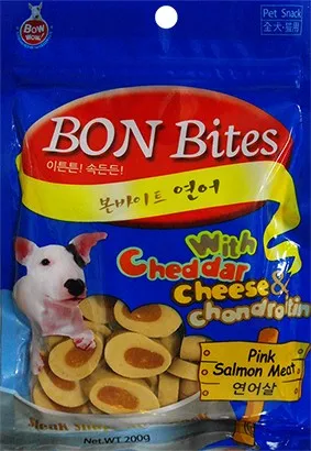 Bow Wow Salmon Bon Bites Dog Treat 200g