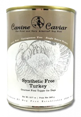 Canine Caviar Grain Free Synthetic Free Turkey Recipe Canned Dog Food