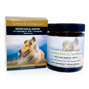 Canna Companion™ Hemp Supplement for Large Dogs 120ct - Extra Strength with NEUROLOGICAL SUPPORT