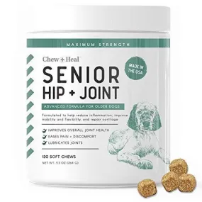 Chew   Heal Senior Hip And Joint Supplement For Dogs