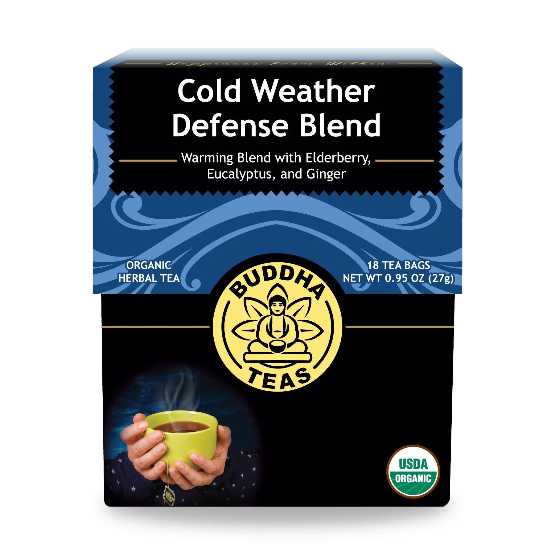 Cold Weather Defense Blend Tea | Organic - 18 Bleach Free Tea Bags