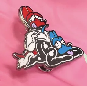 Dog Butt Snif Enamel Pin