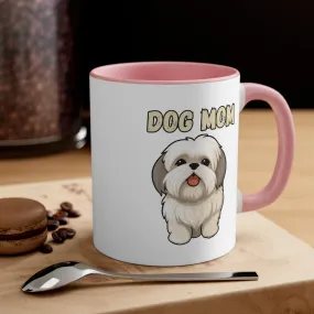 Dog Mom Coffee Mug - 11oz Multi-Color Classic Gift for Dog Moms & Lovers