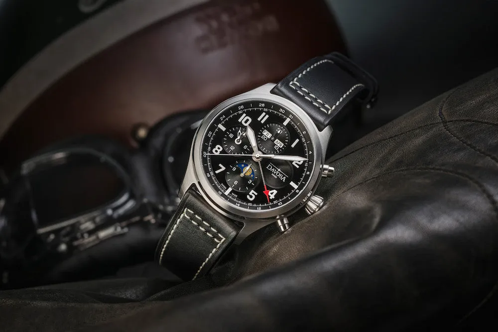 DVS Watch Newton Pilot Moonphase Chrongraph Limited Edition