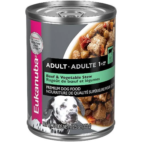 Eukanuba Adult Beef & Vegetable Stew Canned Dog Food