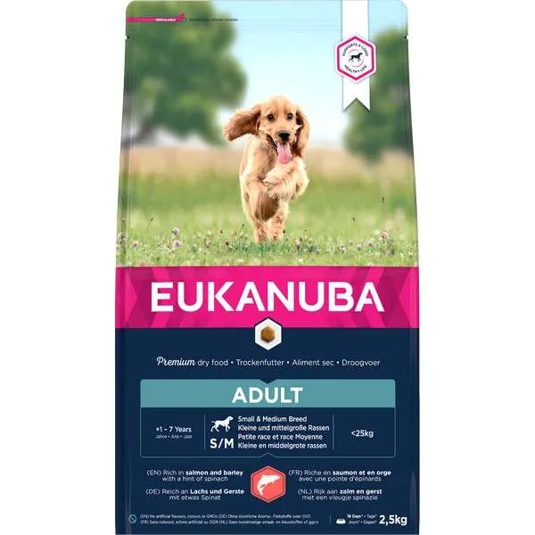 Eukanuba Adult Small & Medium Salmon & Barley