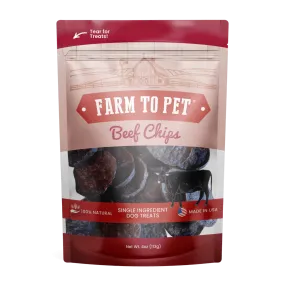 Farm To Pet Beef Chips Dog Treats