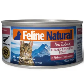 Feline Natural Chicken & Venison Feast Canned Cat Food 85g