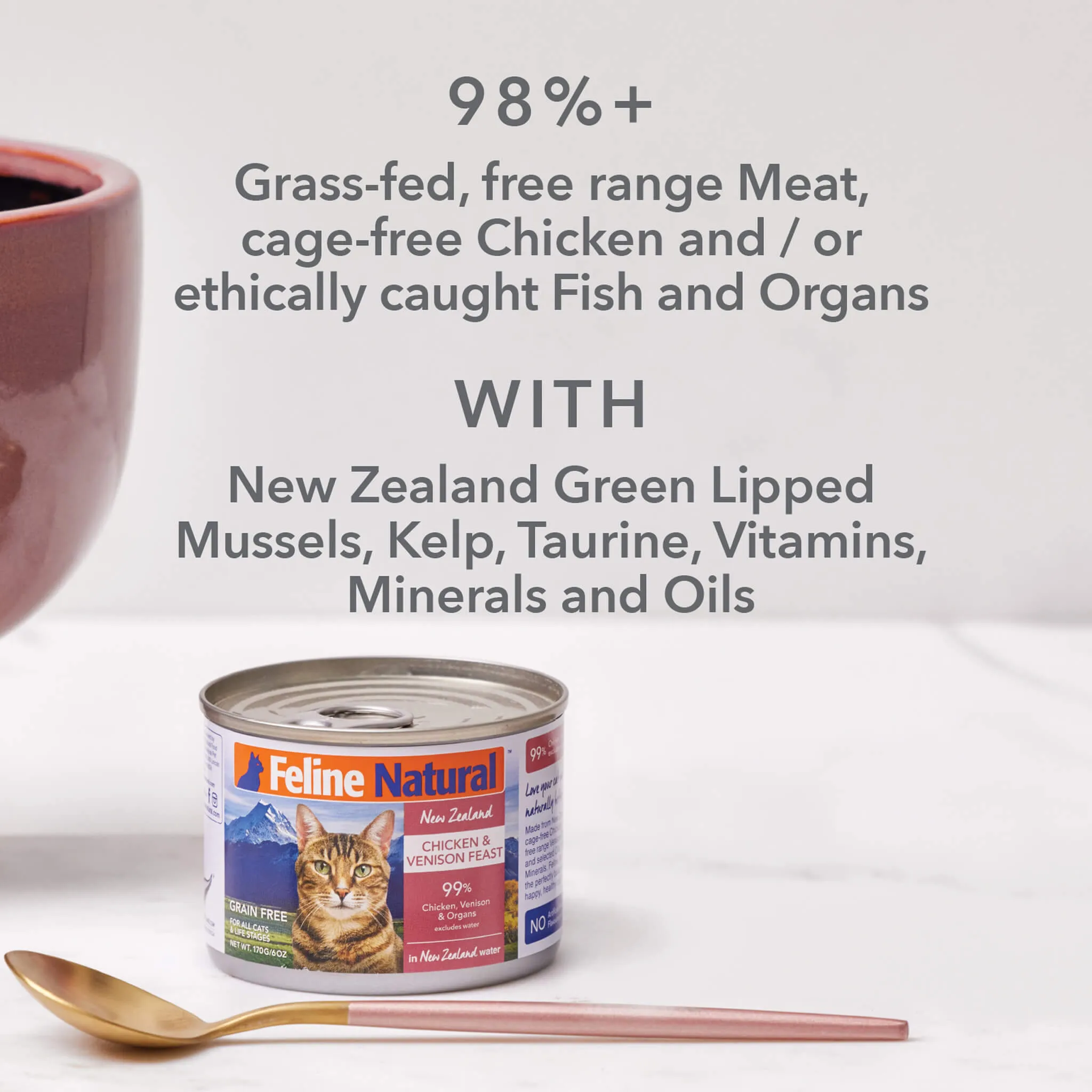 Feline Natural Grain-Free Canned Wet Cat Food