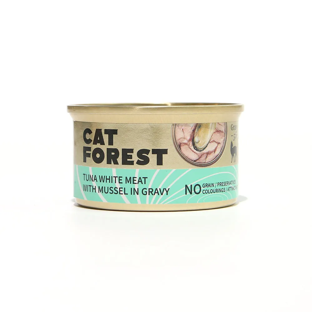 Grain-Free Tuna & Mussel Cat Food, Rich in Omega 85g X 24