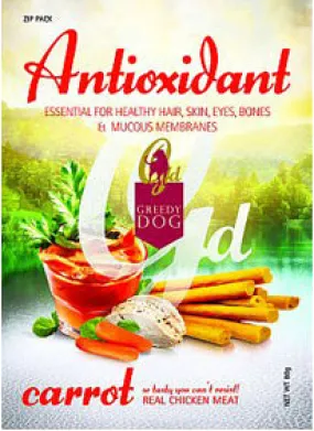 Greedy Dog Antioxidant Carrot Dog Treat 80g