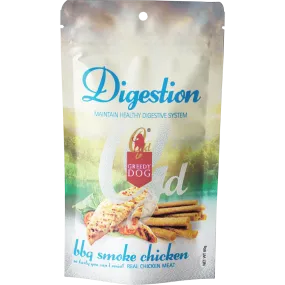 Greedy Dog Treats Digestion BBQ Smoke Chicken 80g