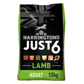 Harringtons Dog Just 6 Lamb & Veg Grain Free Dog Food 12kg