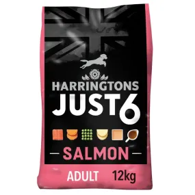 Harringtons Dog Just 6 Salmon & Veg Grain Free Dog Food 12kg