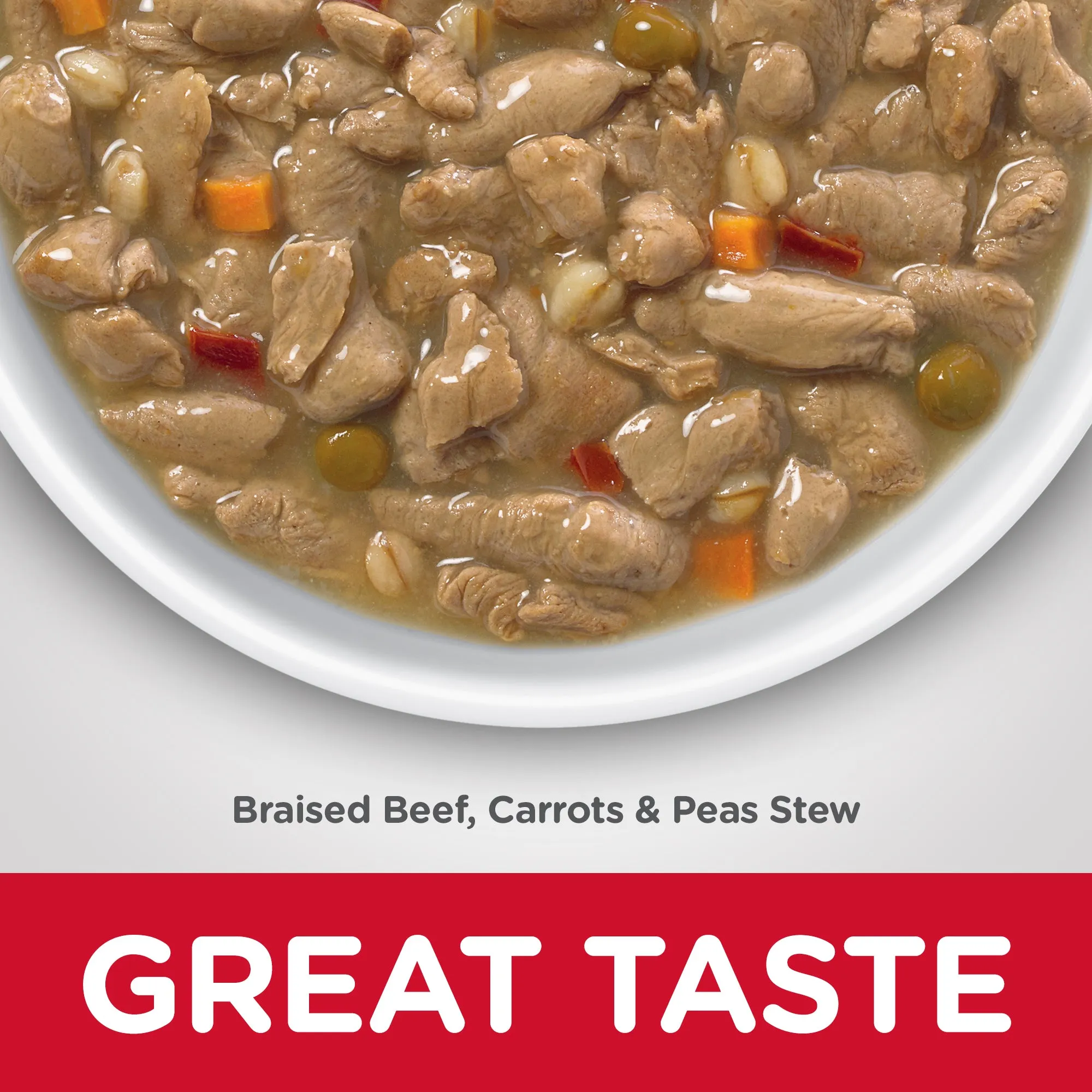 Hill's Science Diet Adult Healthy Cuisine Beef Carrot & Peas Stew Canned Dog Food 354g x 12