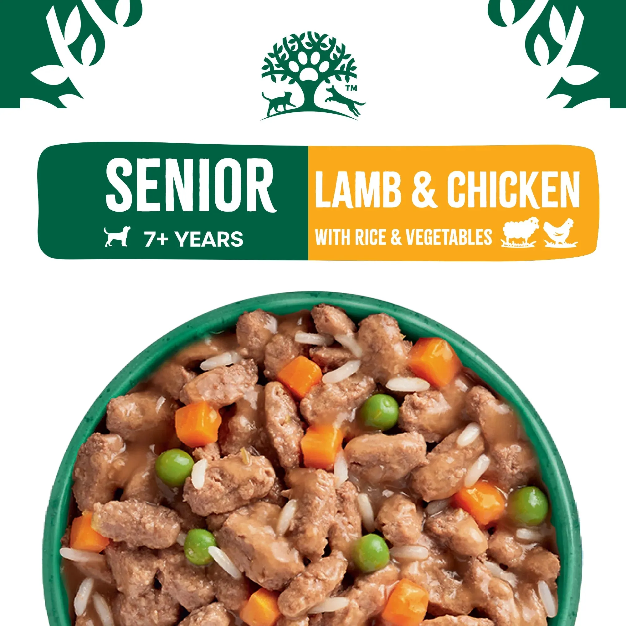 James Wellbeloved Senior Dog Pouch Lamb and Chicken with Rice 12 x 90g