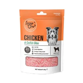 Jerky Time Dog Chicken & Codfish Bites 80g