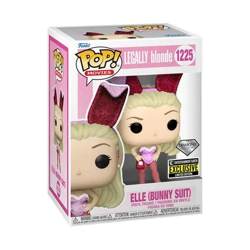 Legally Blonde Elle Bunny Diamond Glitter - EE Ex