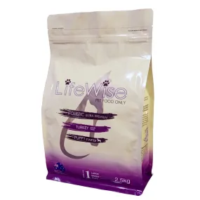 LifeWise Puppy Stage 1 Grain Free Starter Turkey Large Breed Dry Dog Food 2.5kg