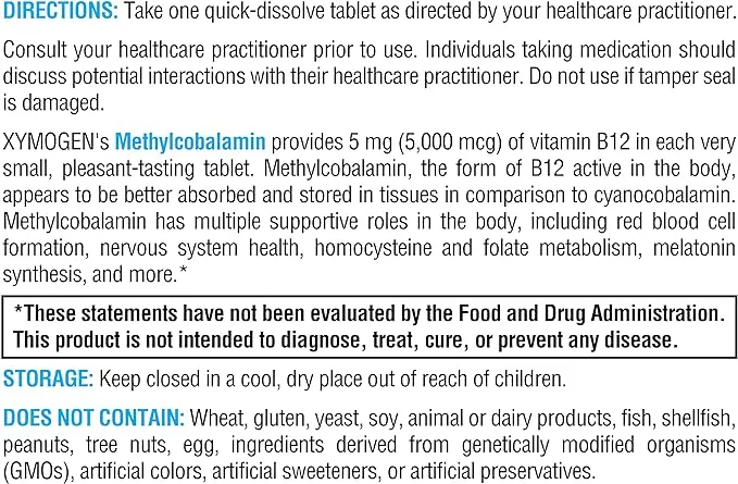 Methylcobalamin B12 5000 mcg-120 count