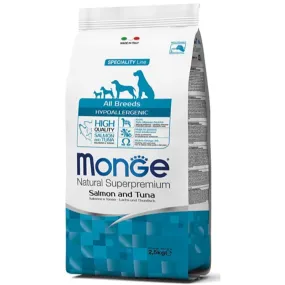 Monge Dog Hypoallergenic Salmon & Tuna 2.5kg