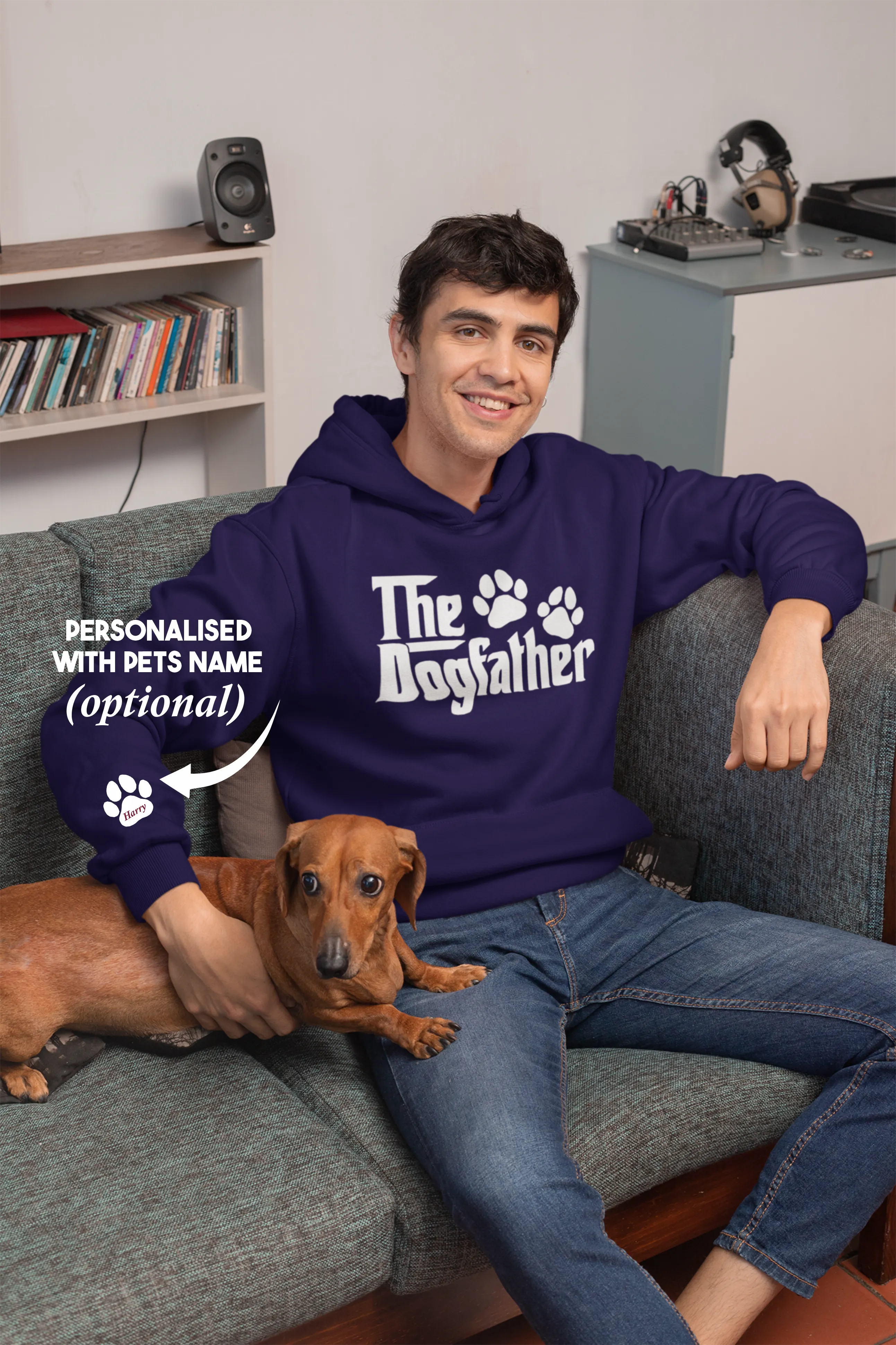 Personalised The Dog Father Hoody