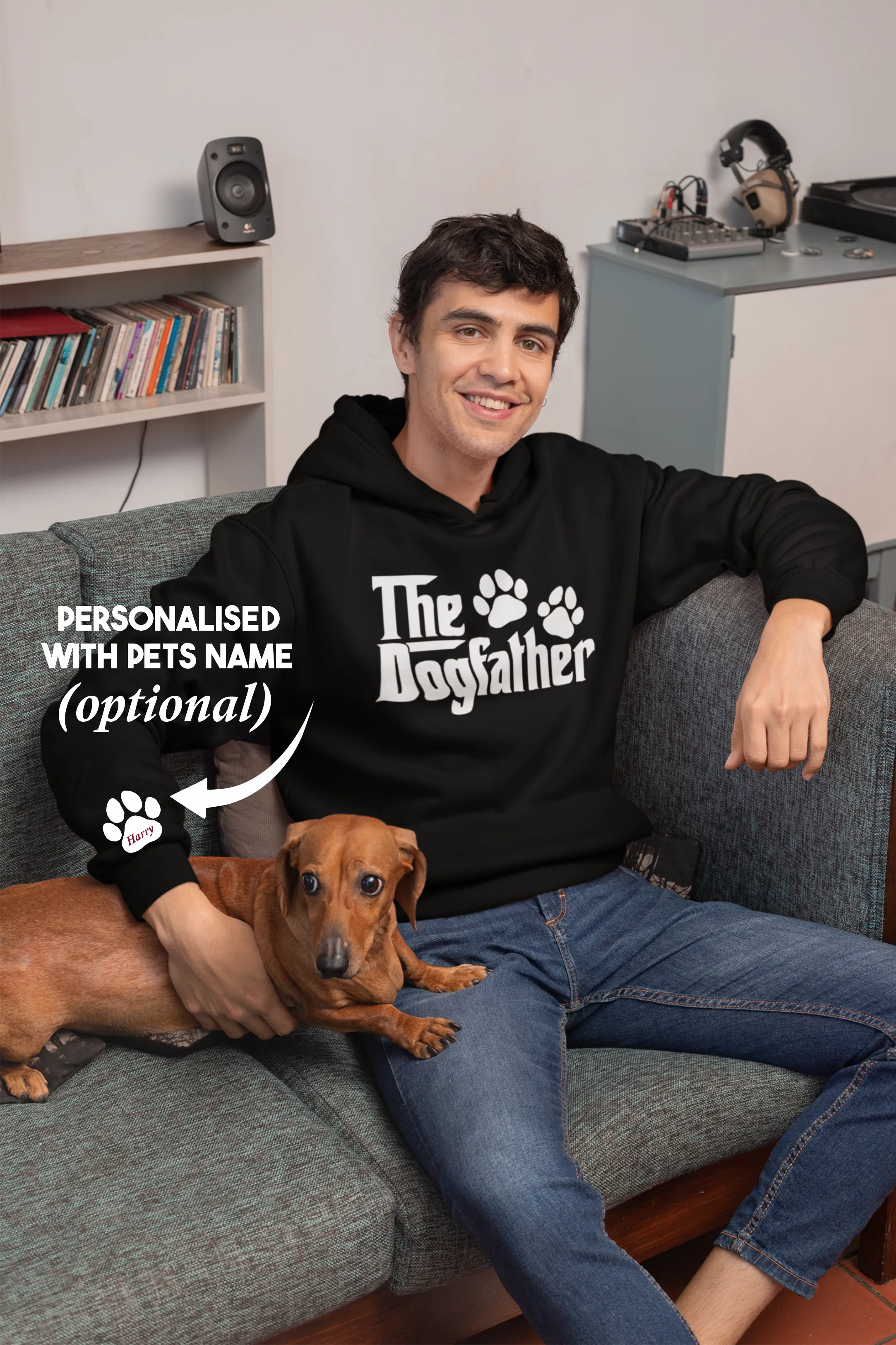 Personalised The Dog Father Hoody