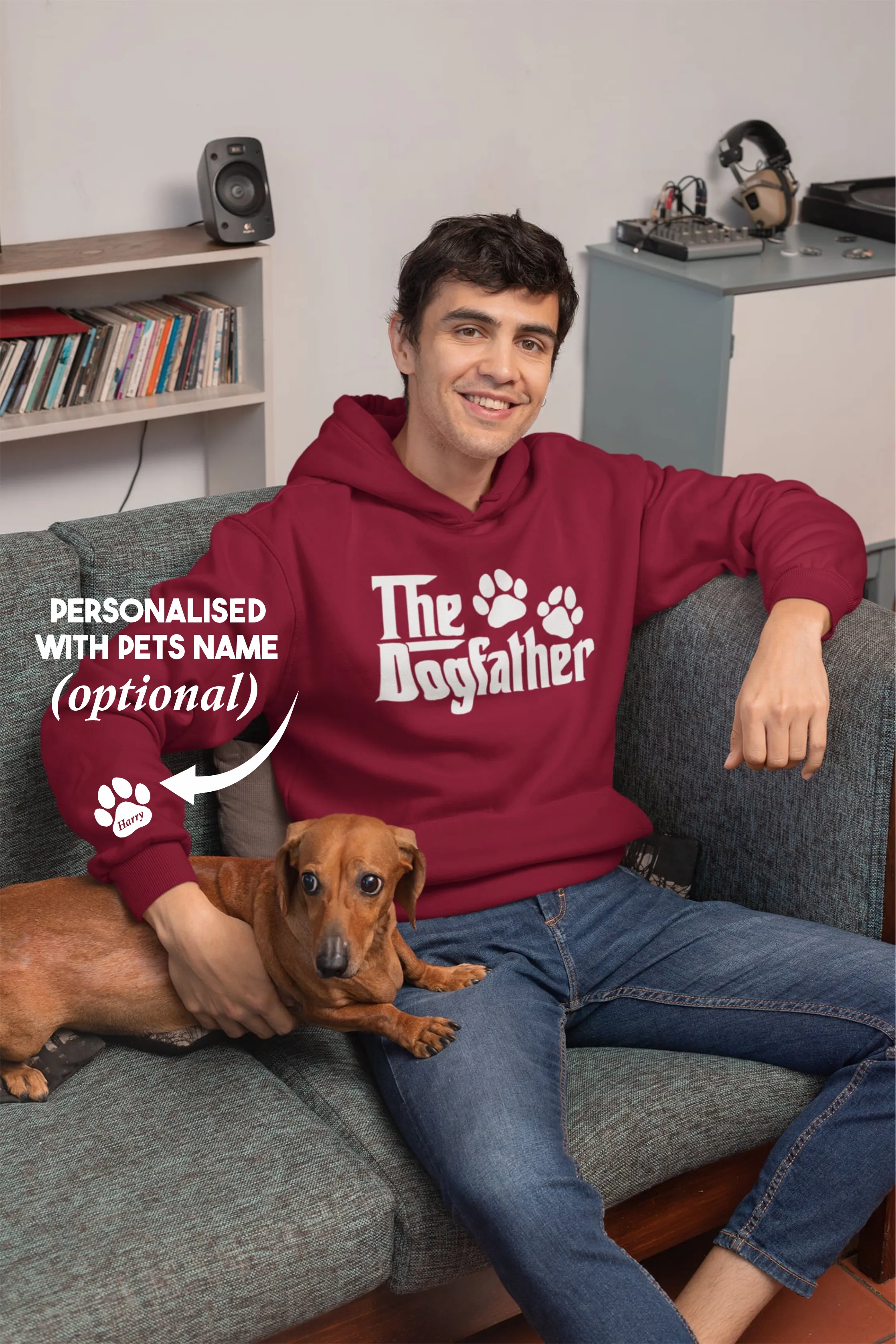 Personalised The Dog Father Hoody