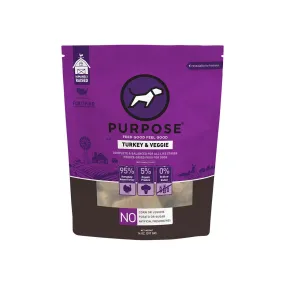 PURPOSE Freeze Dried Raw Dog Food - Turkey & Veggie Freeze 14 oz.