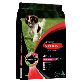 Supercoat Beef Adult Dry Dog Food 18kg