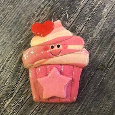 Sweet Cupcake Christmas Ornament