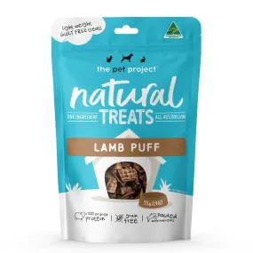 The Pet Project Dog Treat Lamb Puff 55g