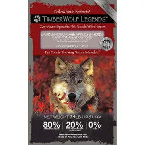 Timberwolf Legends Lamb & Herring Grain Free Dry Dog Food