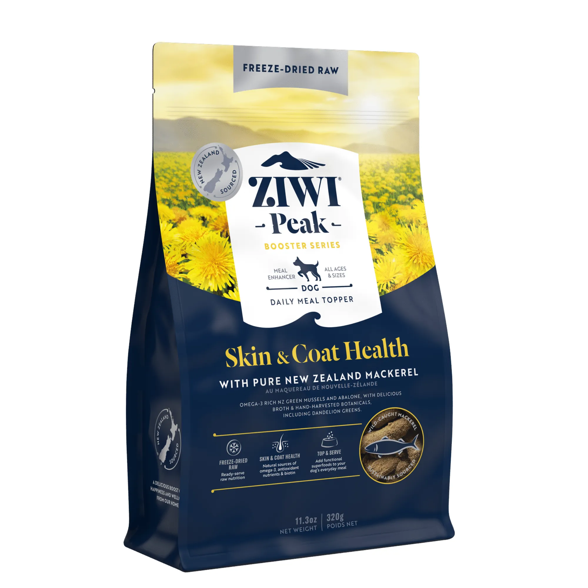 Ziwi Peak Dog Freeze Dried Booster Skin & Coat